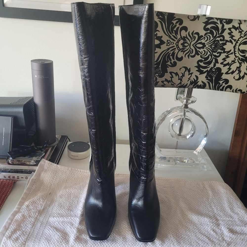 RAG & BONE Leather Knee Boot - Picture 10 of 16